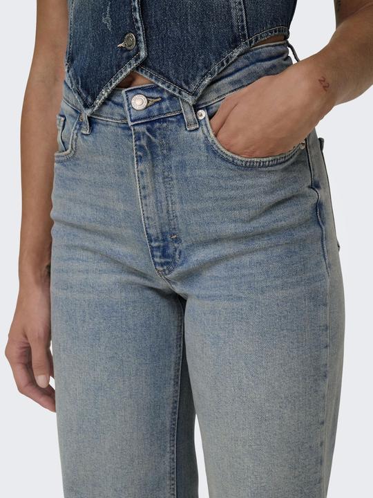 Immagine prodotto Only ONLJUICY Hohe Taille Weiter Beinschnitt Jeans Jeans mit weitem Bein (W29/L32)