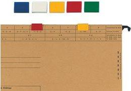 Produktbild Elba Farbreiter, aus PVC, zum Aufstecken, dunkelblau für Hängeregistratur vertic 1, Masse: (B)20 x (T)5 x