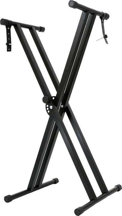 Werkstein Supporto per tastiera in metallo regolabile (Tastiera, Pianoforte da palcoscenico)