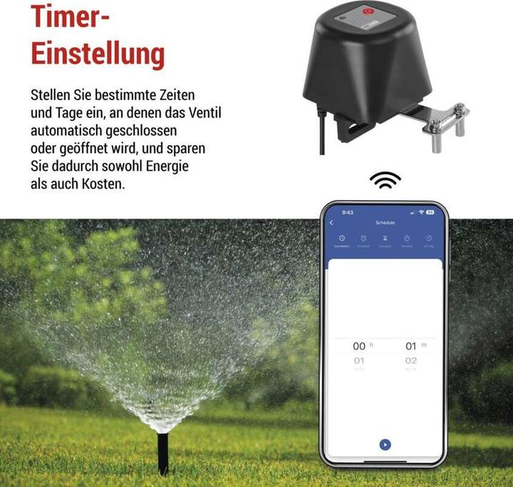 Image du produit Emos GoSmart Fermeture de vanne motorisée pour eau/gaz P5640S ZigBee