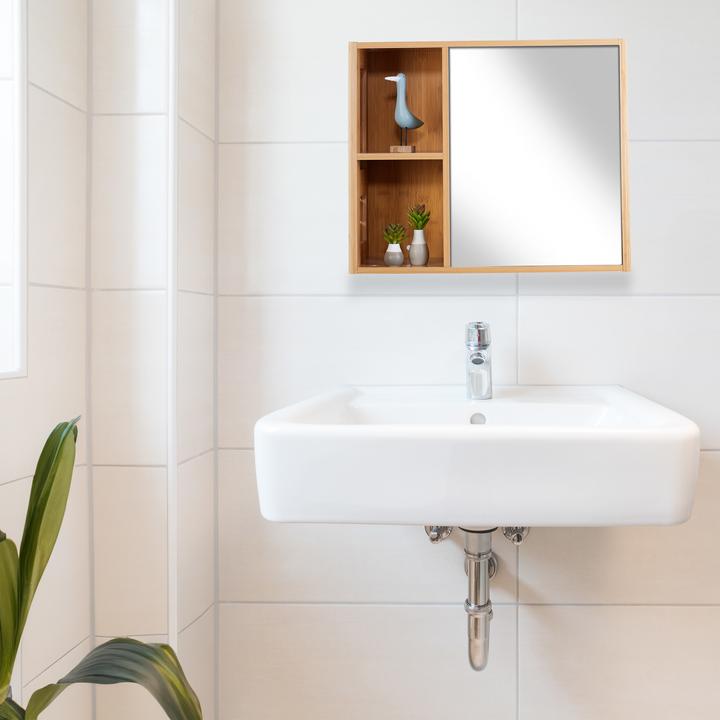 Actual product image Relaxdays Mirror cabinet (54.5 x 20 x 45 cm)