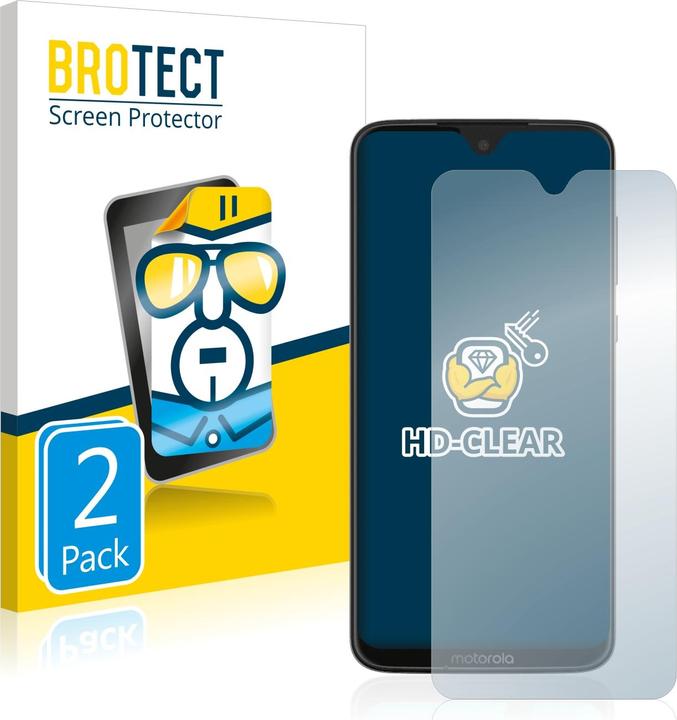 Actual product image BROTECT Screen Protector Clear (2 Piece, Motorola Moto G7 Plus)