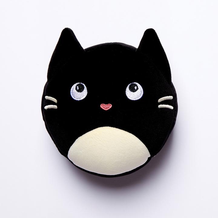 Immagine prodotto Puckator Relaxeazz Feline Fine Cat Cuscino da viaggio rotondo e maschera per gli occhi (Cuscino per testa e collo)