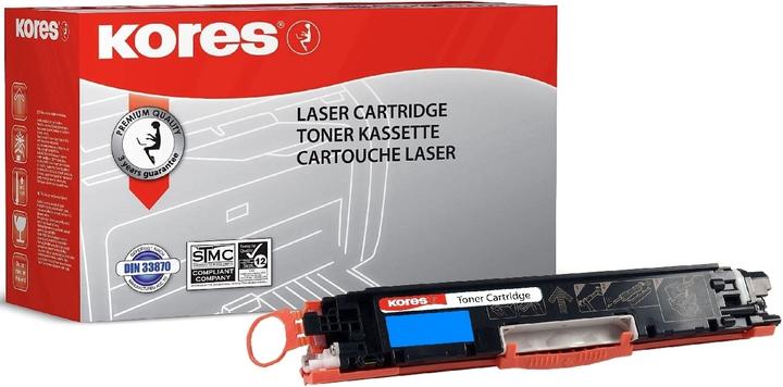 Produktbild Kores Toner für hp Colour LaserJet M176/M177 cyan Kapaztitaet ca. 1.100 Seiten mit Chi