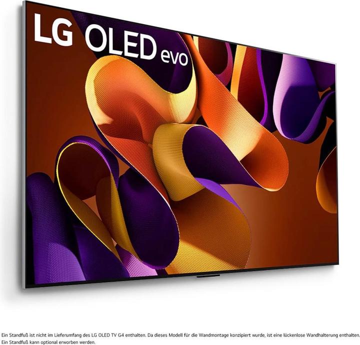 Produktbild LG OLED65G48LW 4K OLED evo TV (2024) Gallery Design 164 cm (65) (65", G4, OLED, 4K, 2024)