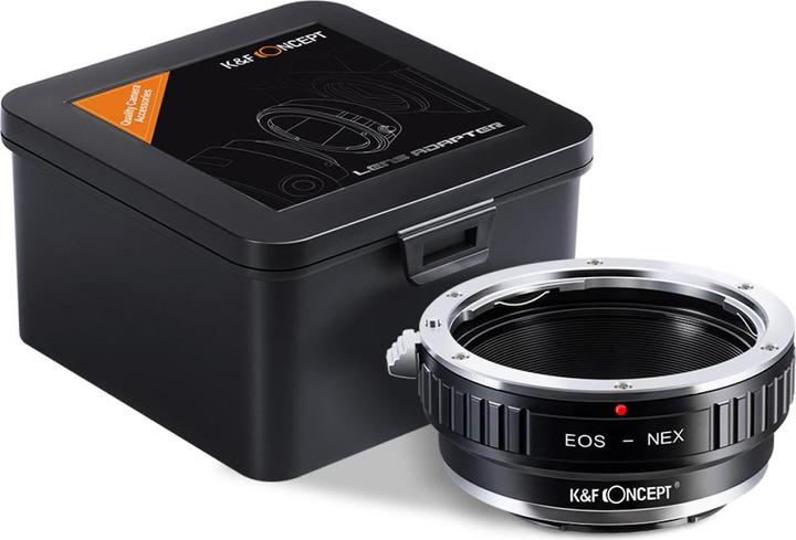 Image du produit K&F Concept Adaptateur d'objectif de haute précision, EOS-NEX