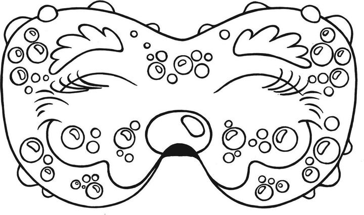 Actual product image Funny masks to colour in