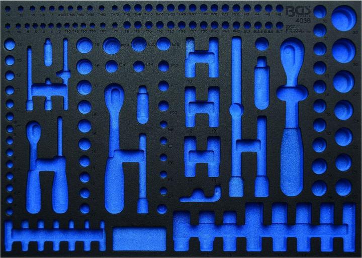 BGS Tool Tray 3/3 empty for 4036