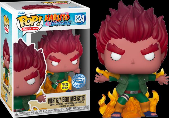 Produktbild Funko Pop! Naruto Might Guy (Eight Inner Gates) GITD EXM