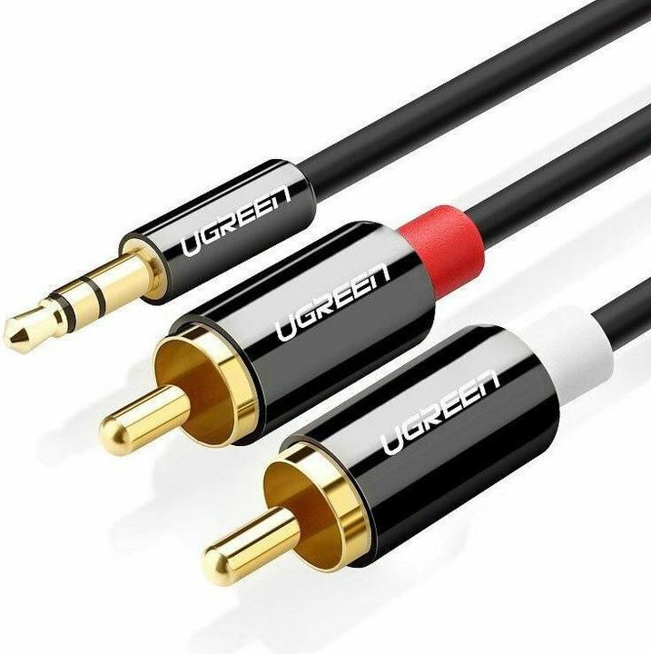 Image du produit Ugreen 2x RCA - jack 3,5 mm (2 m, RCA, Jack 3,5 mm (AUX))