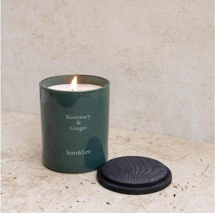 Actual product image Jean & Len Scented Candle Rosemary & Ginger 230 g