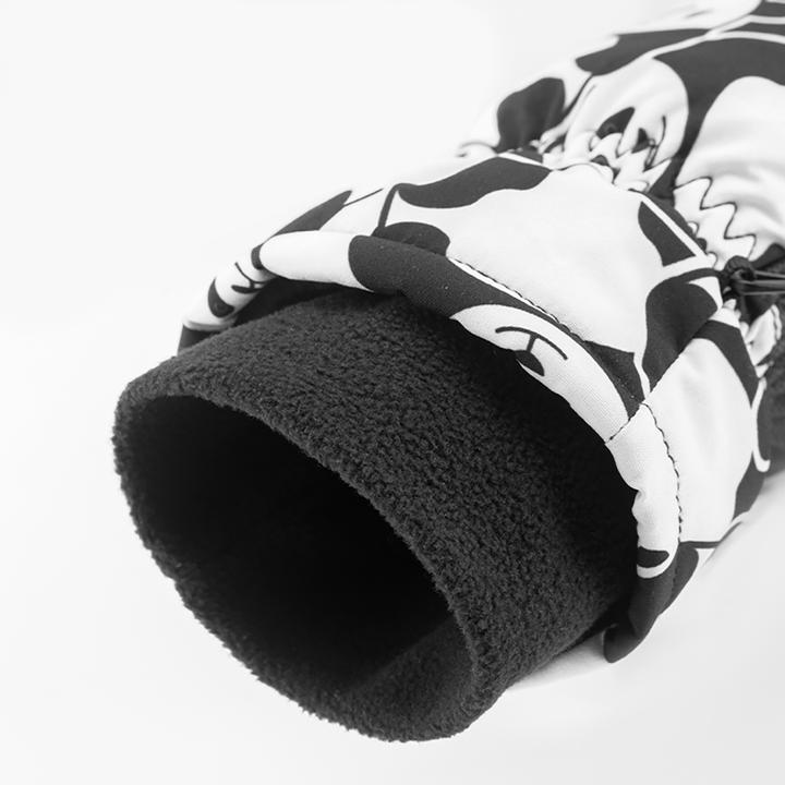 Actual product image Qunature The others Panda Heat Transfer Ski Gloves Kids Size S - Black/White (S)