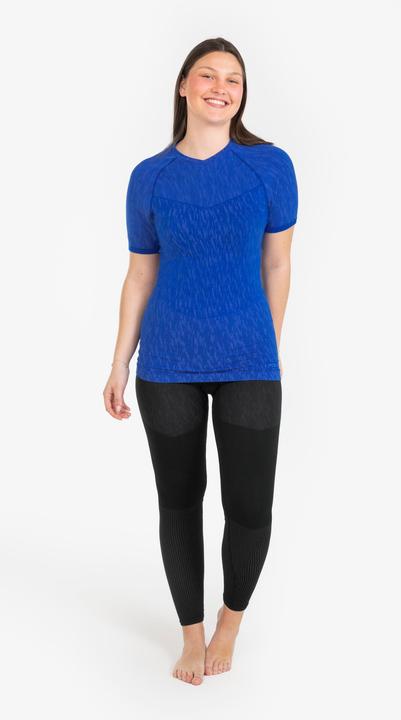 Produktbild Kipsta Damen/Herren Funktionsshirt Thermo kurzarm - Keepdry blau (M)