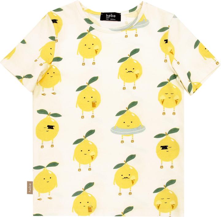 Hebe T-Shirt mit Zitronenaufdruck (122)