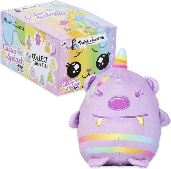 Actual product image Konjac Sponge 6" Mini Mystery Plush - Series 3 Color Splash (15.24 cm)
