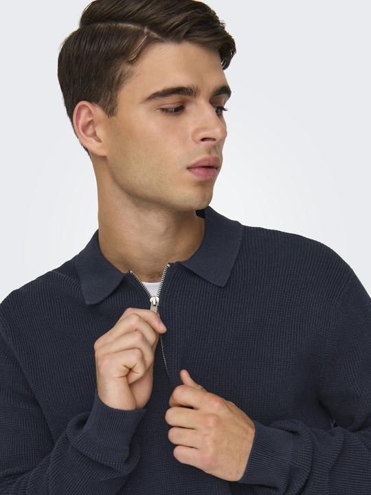 Immagine prodotto Only & Sons Onsmatteo Ls Zip Polo Noos (XS)