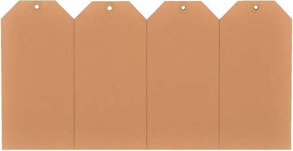Actual product image Rillprint Cardboard labels, 1000 pcs.