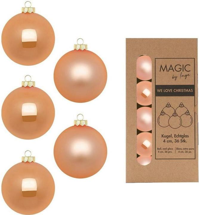 Inge’s Glas Christmas Decor Melon doux (36 -pièce)