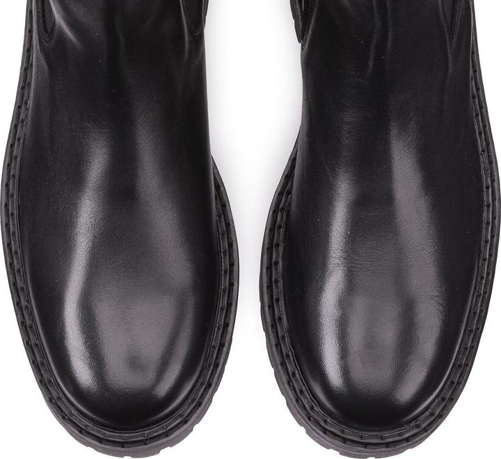 Image du produit La Redoute Collections Bottes chelsea en cuir Signature (36)