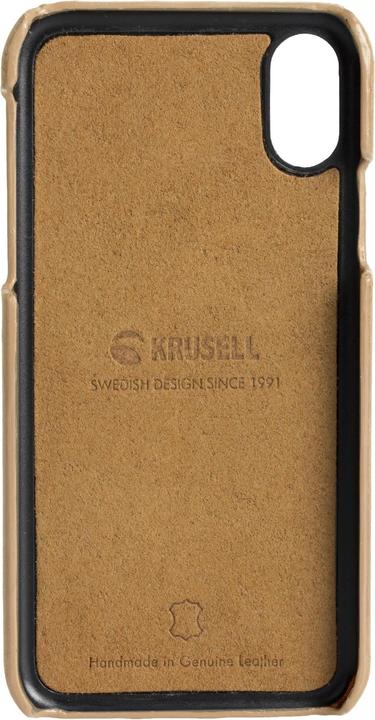 Actual product image Krusell Sunne 2 Card Cover Apple XS Max nude (Apple iPhone XS Max)
