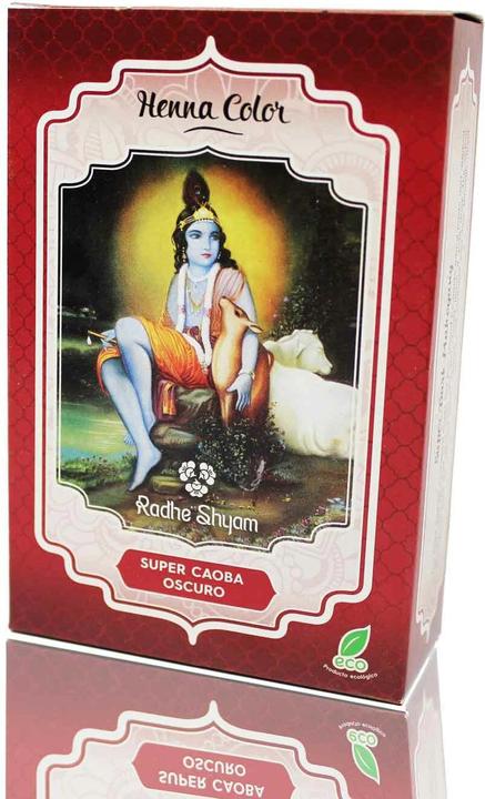 Produktbild Radhe Shyam Radhe Henna Super Caoba Oscuro Polvo 100g (Mahagoni)