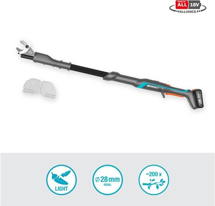 Produktbild Gardena Akku-Baumschere EasyCut 110/18V P4A solo