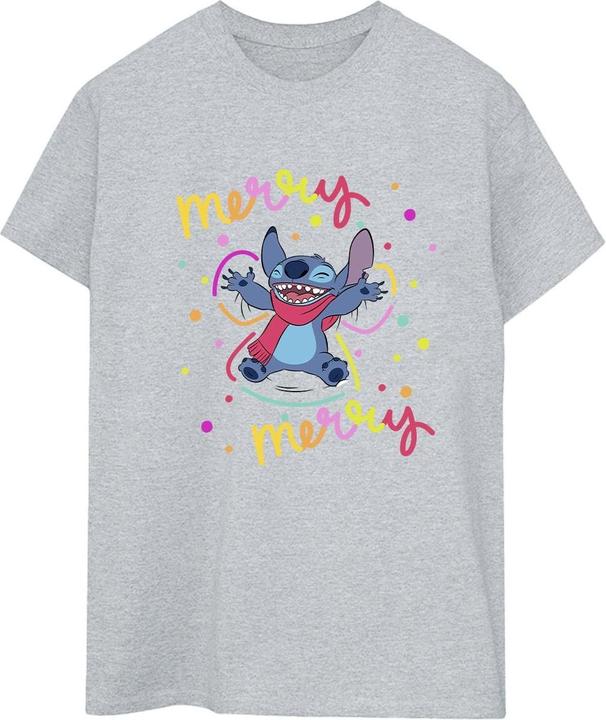 Disney Lilo & Stitch Merry Rainbow TShirt (4XL)