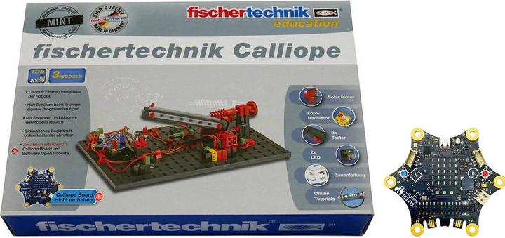 Produktbild Calliope Board mini 3.0 & Fischertechnik Bundle