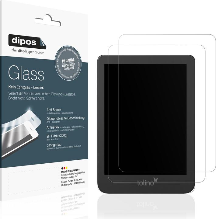 Produktbild Dipos Anti-Shock Displayschutz Matt 9H (1 Stück, Tolino Shine 4)