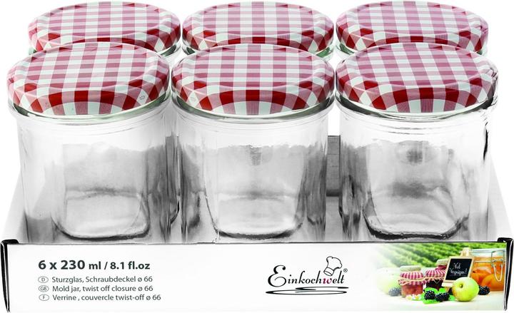 Einkochwelt Pots de conserve (6 pcs, 0.23 l)
