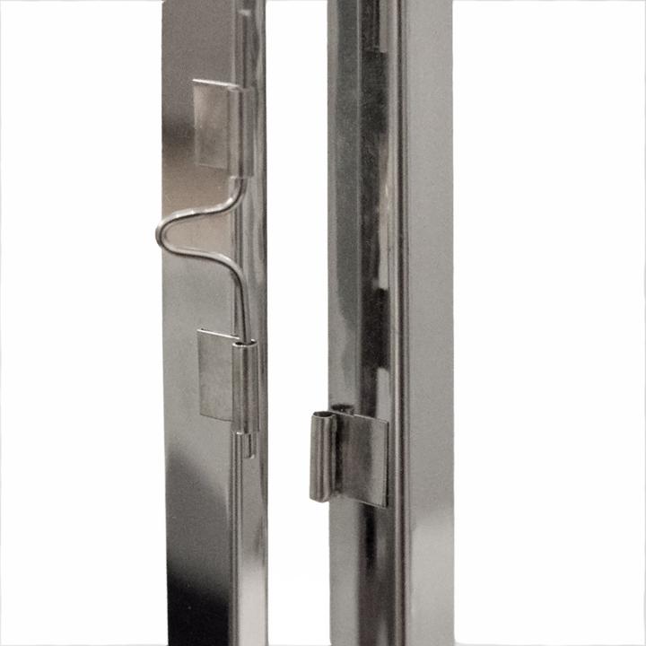 Produktbild Mojawo 3er Set XXL Edelstahl Windlicht - Laternen Set 30/40/53cm (30, 40, 3 x)