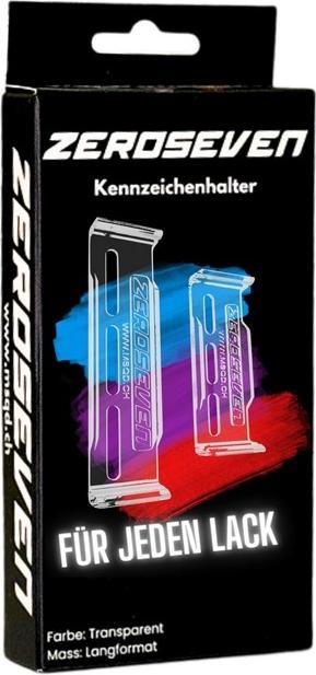 Image du produit Zeroseven Support de plaque d'immatriculation (Avant + arrière, Format long)