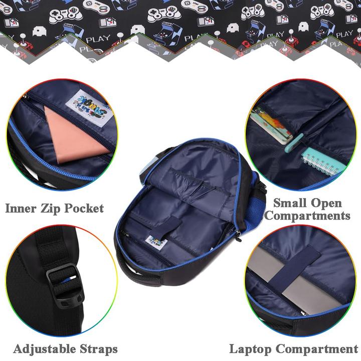 Immagine prodotto Only-Bags.Store Zaino scuola bambini zaino scuola per adolescenti set zaino giornaliero