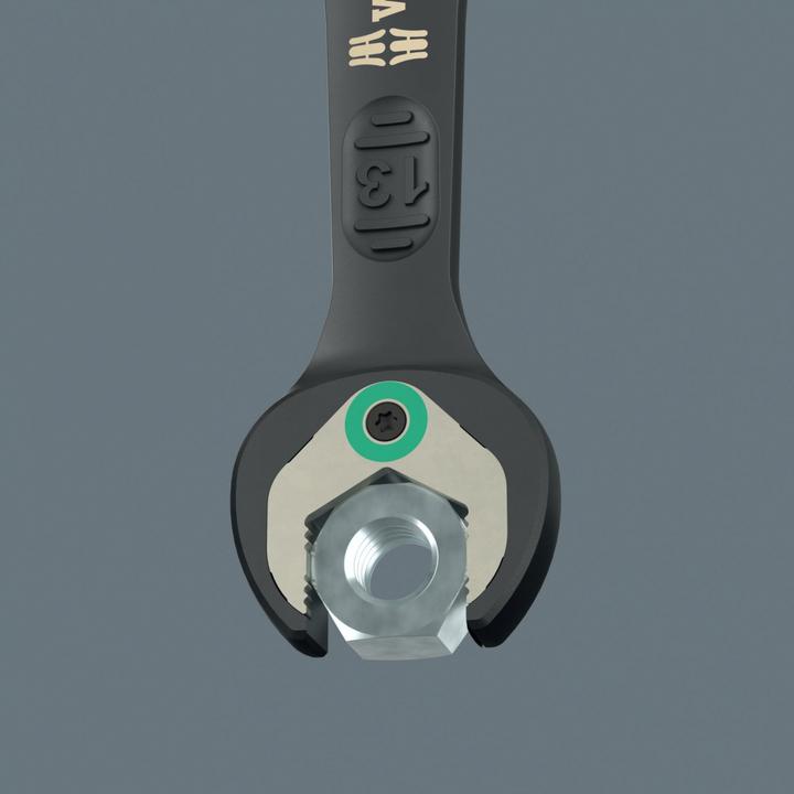 Actual product image Wera 6000 Black Edition Joker 11 Set 1 Maul/Ringratschenschl (19 mm)