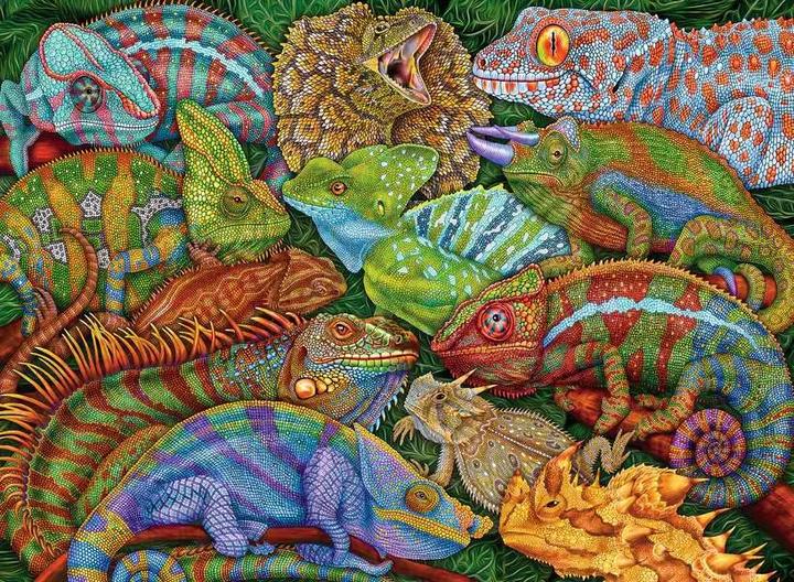 Produktbild Ravensburger Kinderpuzzle - 12004103 Faszinierende Reptilien - Puzzle für Kinder ab 9 Jahren, mit (300 Teile)