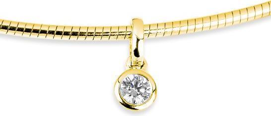 Breuning ANHÄNGER - BRILL. 0,30 Ct. H/si (750, - Gold)