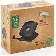 Actual product image Novus Punch B230 re+new, 2-hole punch 80 mm, for 30 sheets, stop bar + indicator, full meta...