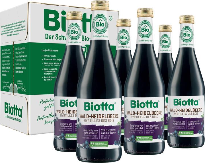 Biotta Juices Forest Blueberry Organic (6 x 50 cl)