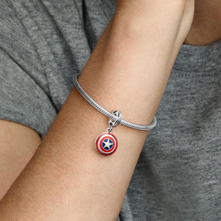 Immagine prodotto Pandora Marvel The Avengers Captain America Shield (Smalto)