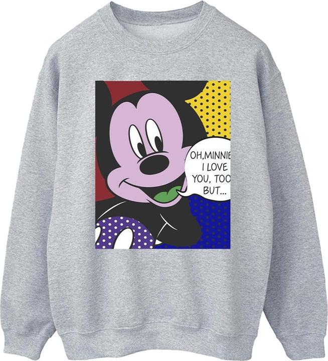 Disney Mickey Mouse Oh Minnie Pop Art Sweatshirt (XL)