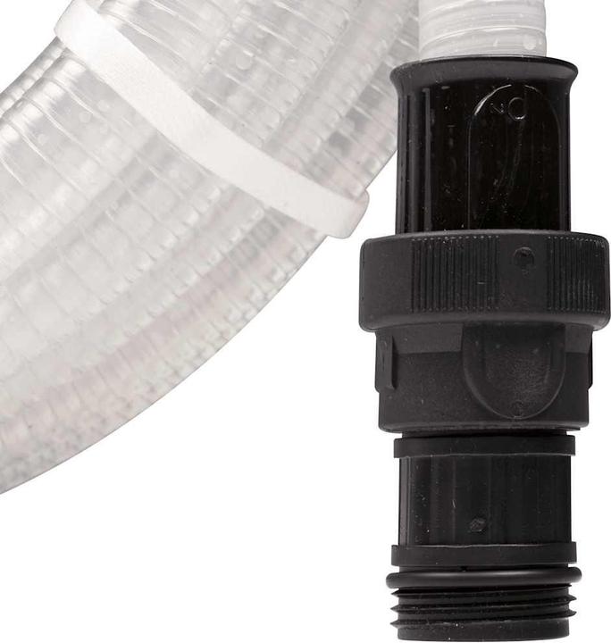 Actual product image VidaXL Saugschlauch mit PVC-Anschlüssen Transparent 1" 10 m PVC Schlauch (10 m, 26 mm)