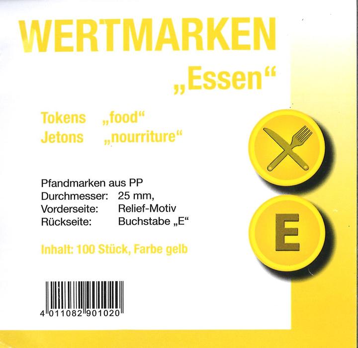 Produktbild W&A Jetons Wertmarken Essen