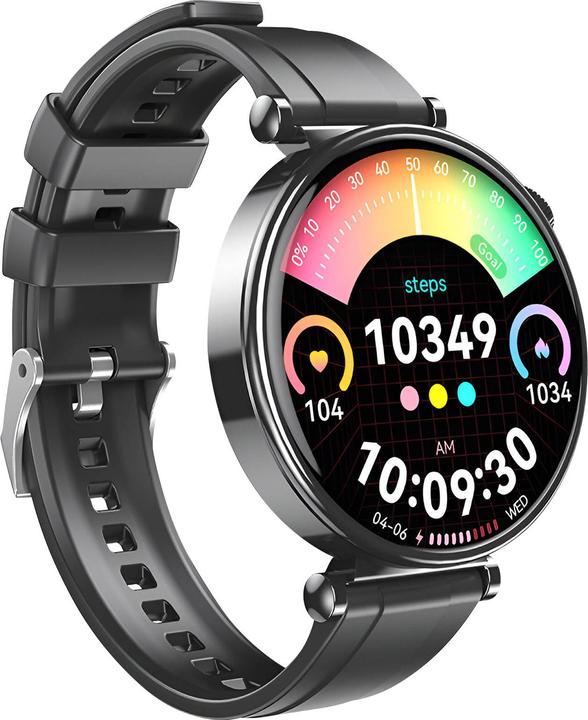 Actual product image xO smartwatch GT4 Mini Amoled black