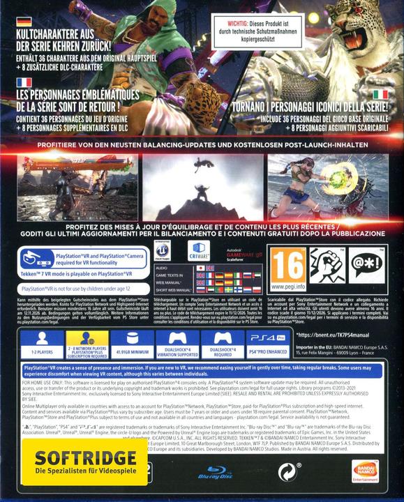 Actual product image Bandai Namco Tekken 7 - Legendary Edition (PS4, Multilingual)