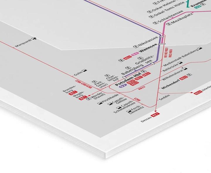 Produktbild BVG Berlin - Netzplan Berlin (150 x 100 cm)