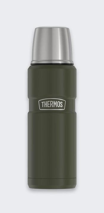 Thermos Stainless King Beverage 0.4 Army Thermoskanne