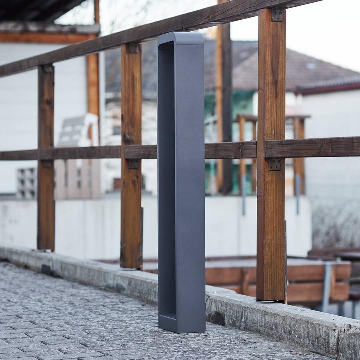 Immagine prodotto Lindby Lampada da giardino Emima H100 Grigio Scuro (2100 lm, IP54)