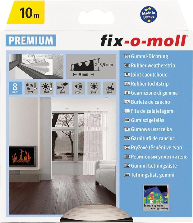 Immagine prodotto Fix-o-moll Guarnizione in gomma a profilo E