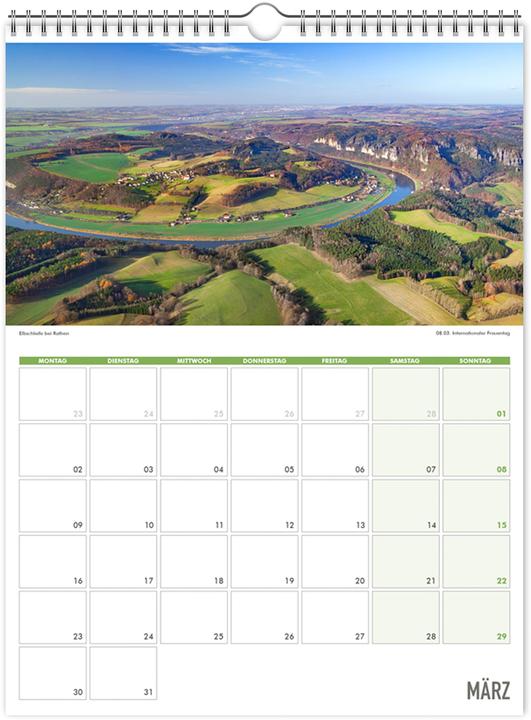 Image du produit Einschreibkalender Dresden und Schsische Schweiz 2026 (30 x 40 cm, Non contraignant, Allemand)