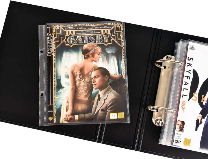 Actual product image DVD protective sleeves 162x185mm transparent with flap and filing edge PU=100 pieces